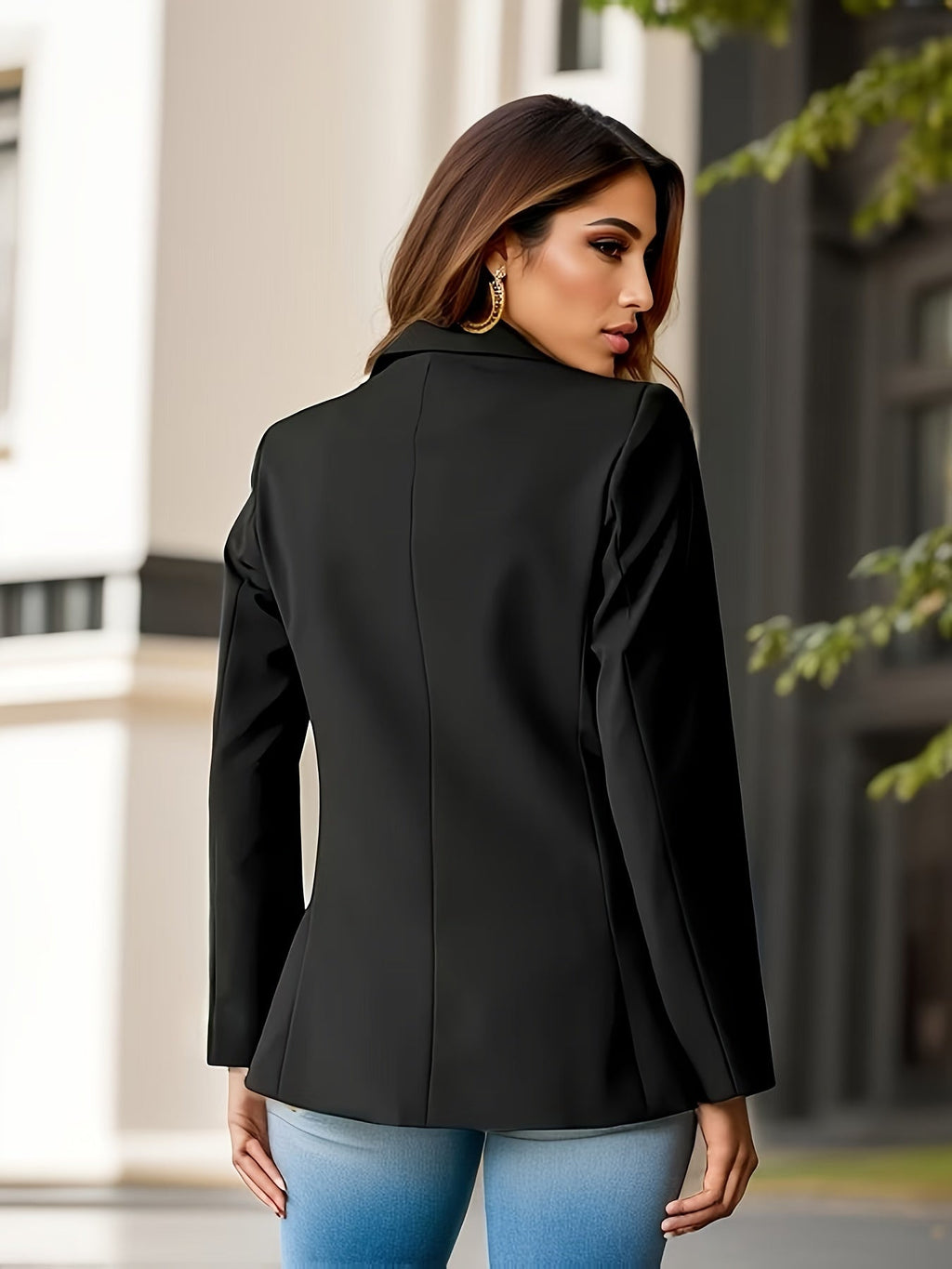 Valentina | Women's Tailored Suede-Look Blazer