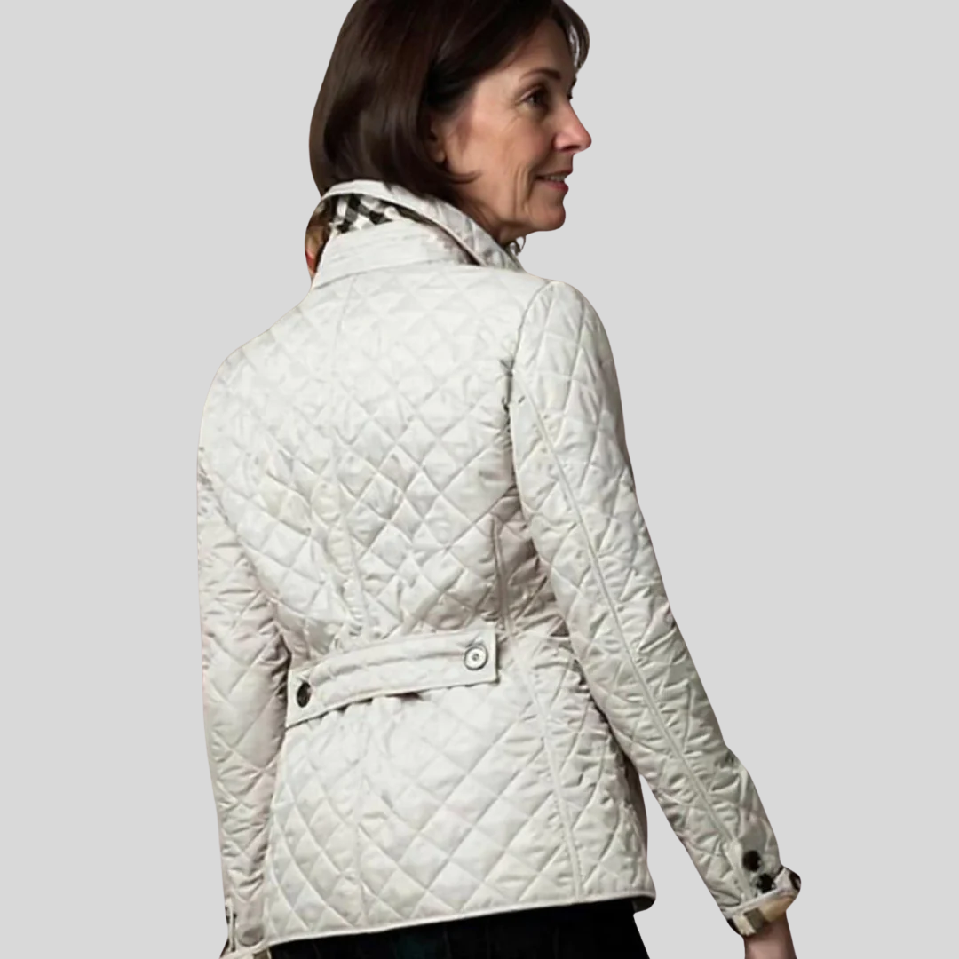 Elzie | Casual Quilted Jacket with Turned-Down Collar
