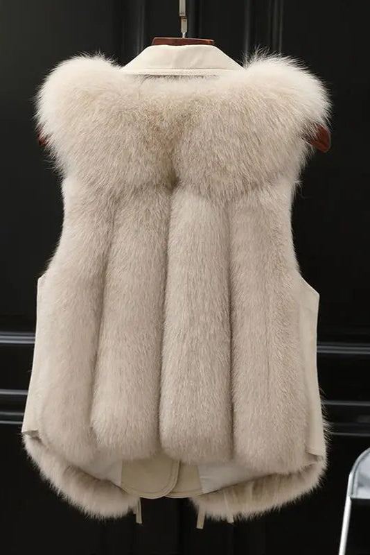 Abigail - Elegant Fur Sleeveless Vest