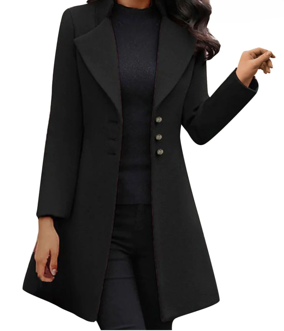 Kiara | Women's Elegant Long Sleeve Coat