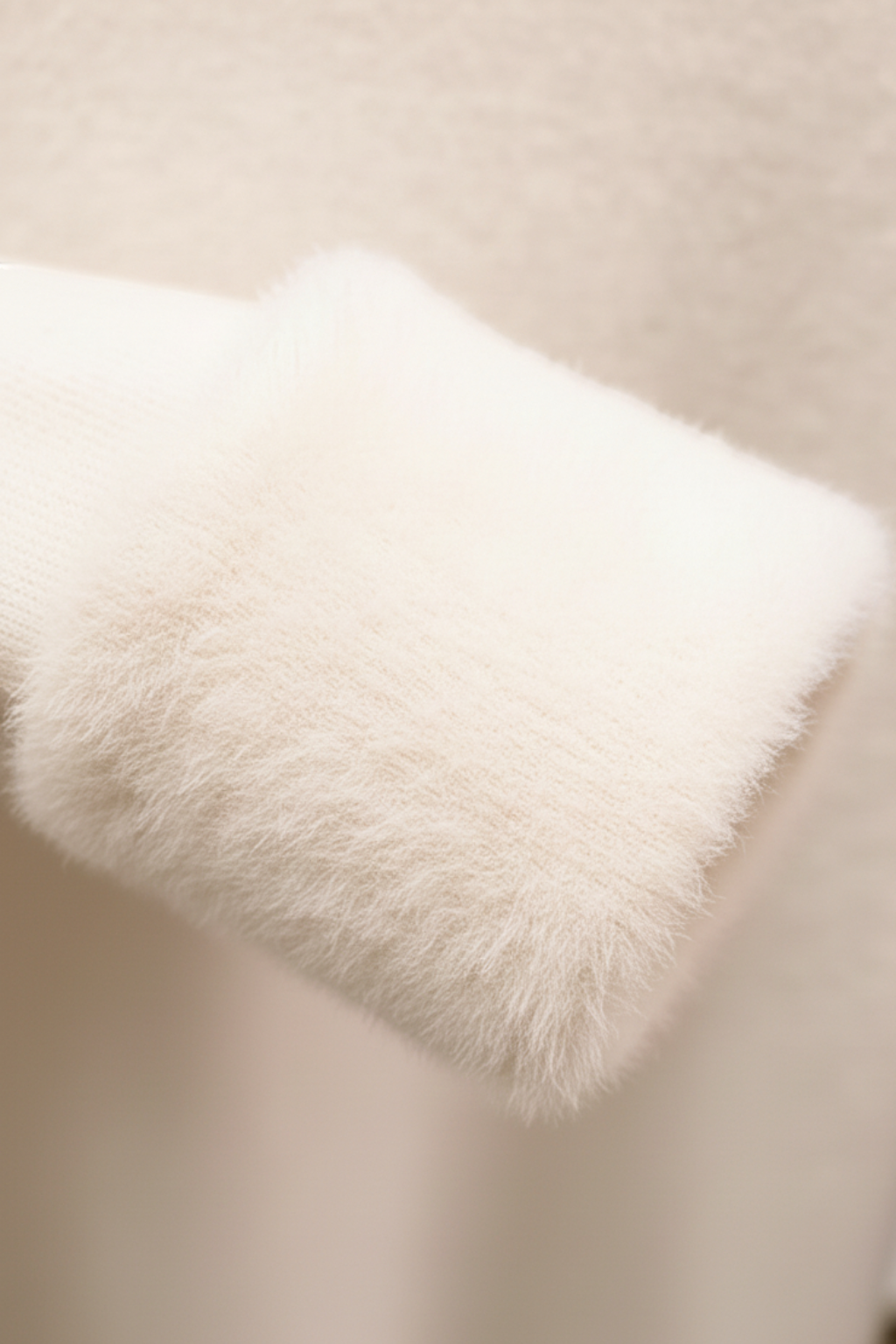 Apricot Fleece Lined Thermal Turtleneck