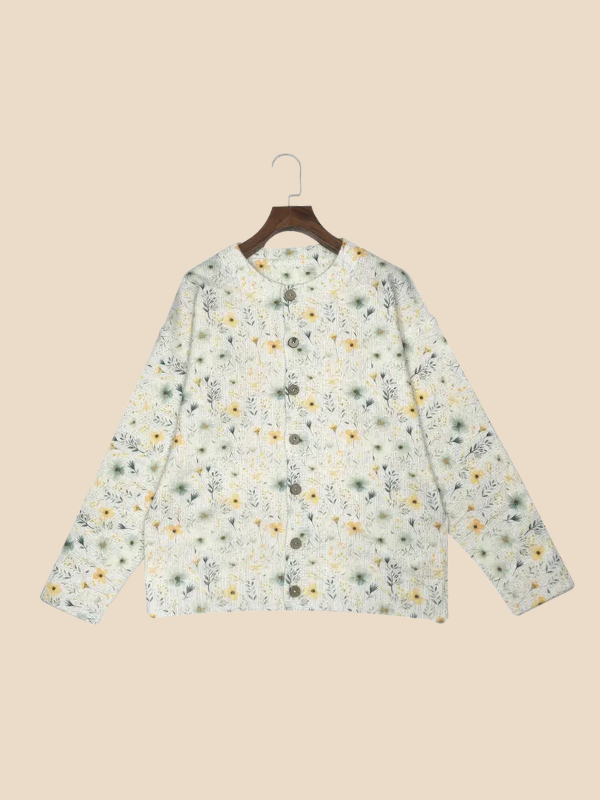 Leilani | Floral Knit Cardigan for Women