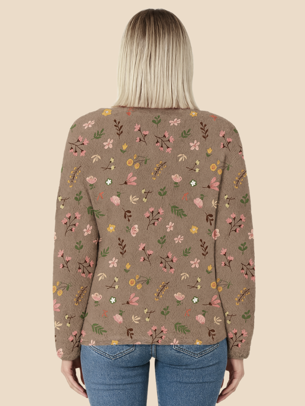 Leilani | Floral Knit Cardigan for Women