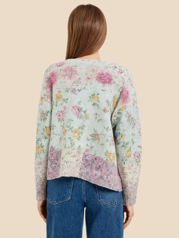 Leilani | Floral Knit Cardigan for Women