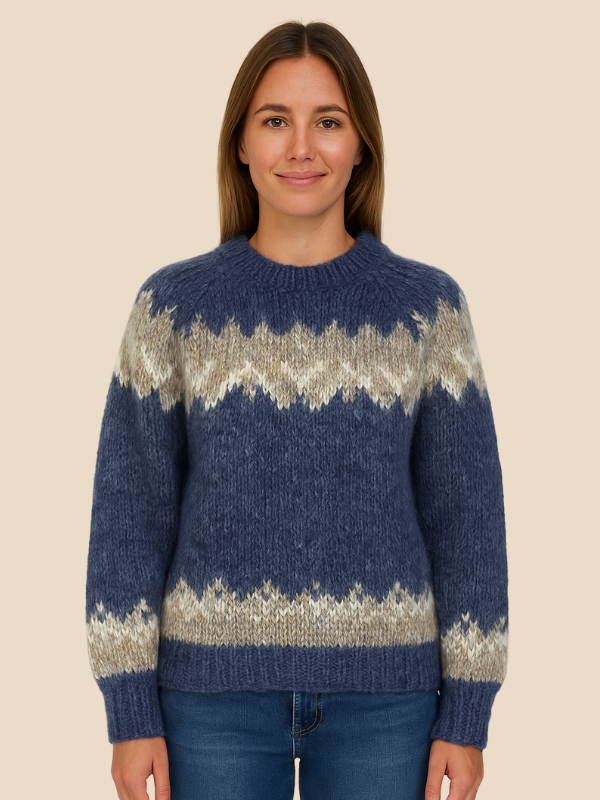 Ashley | Women's Casual Nordic Pattern Sweater