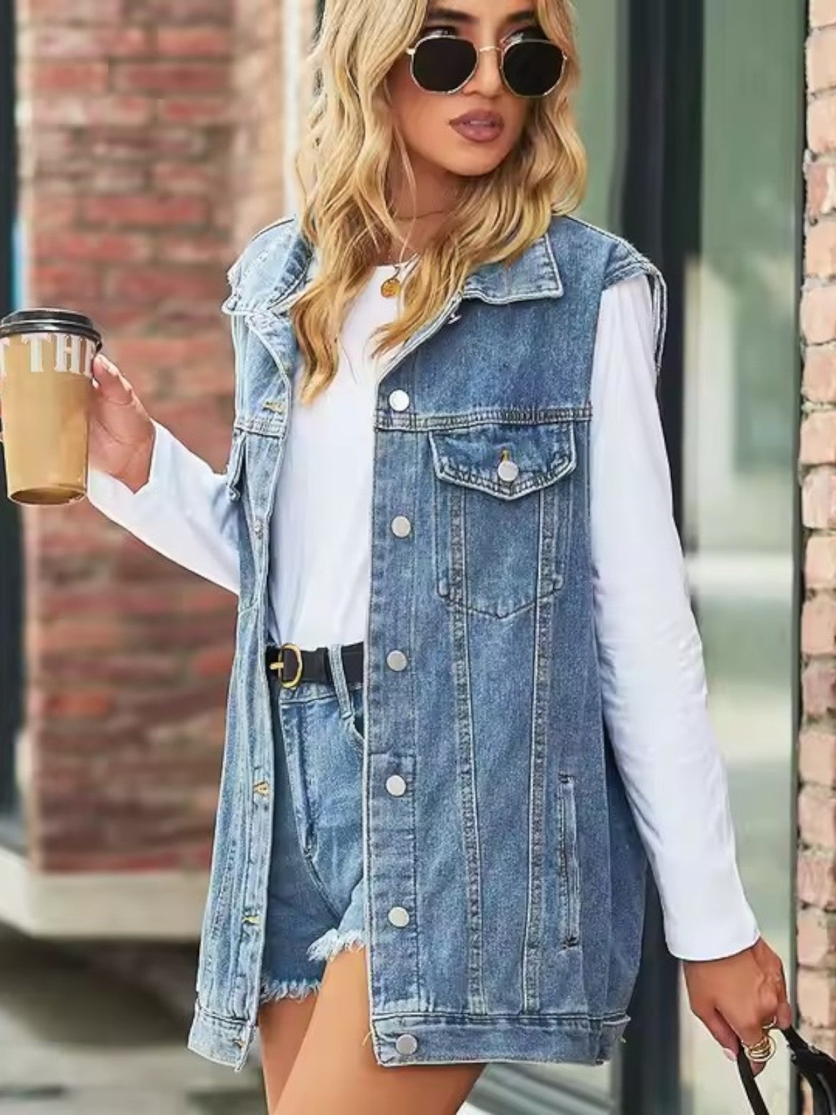 Addison | Women's Casual Retro Denim Vest Jacket