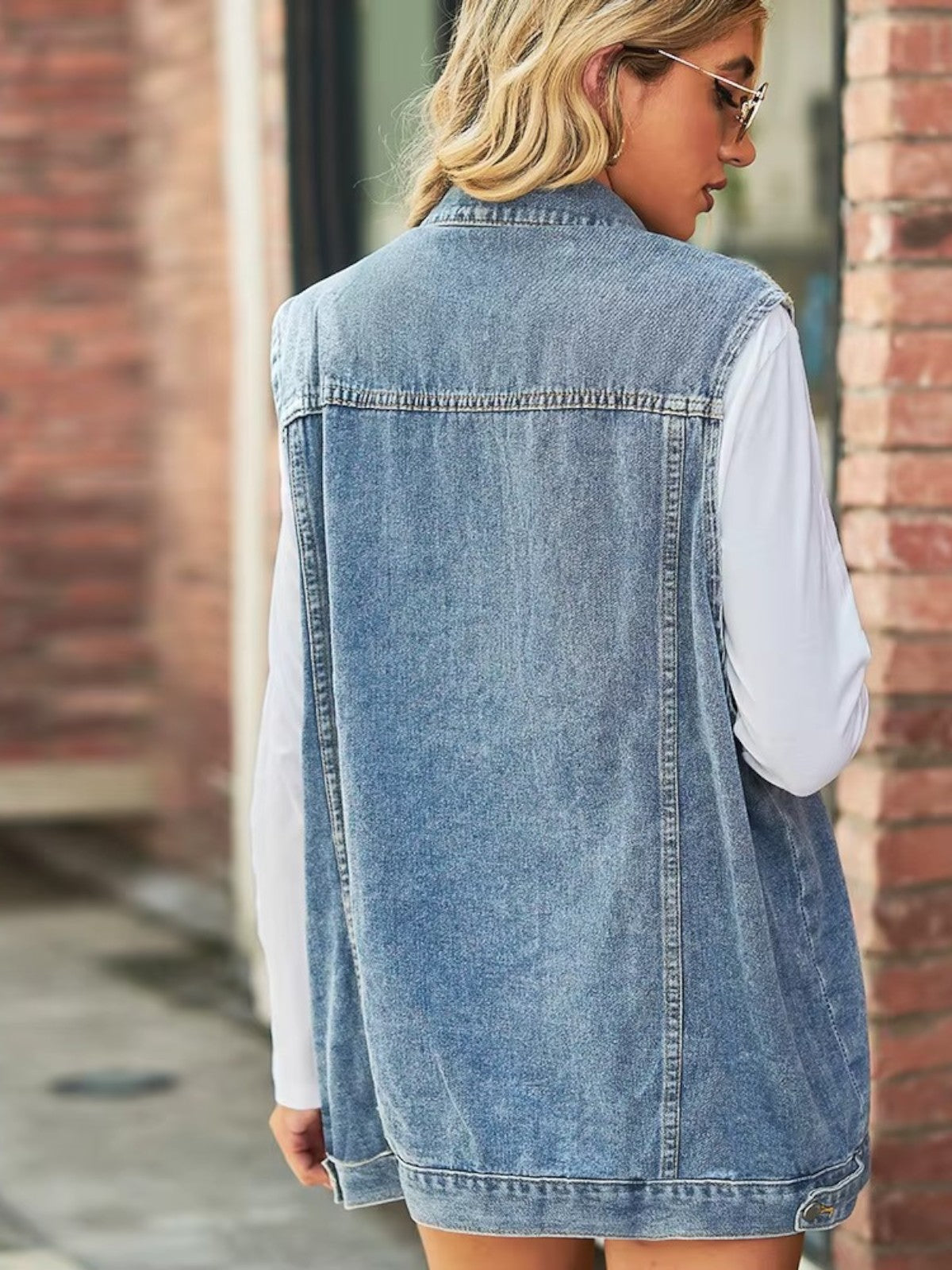 Addison | Women's Casual Retro Denim Vest Jacket