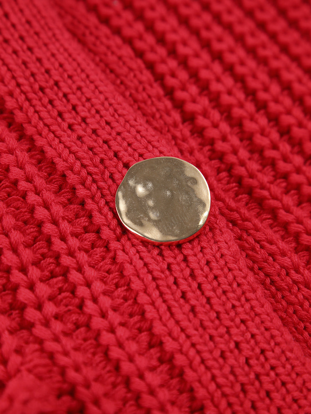 Delilah | Cozy Button-Down Knit Vest Casual Cotton-Blend