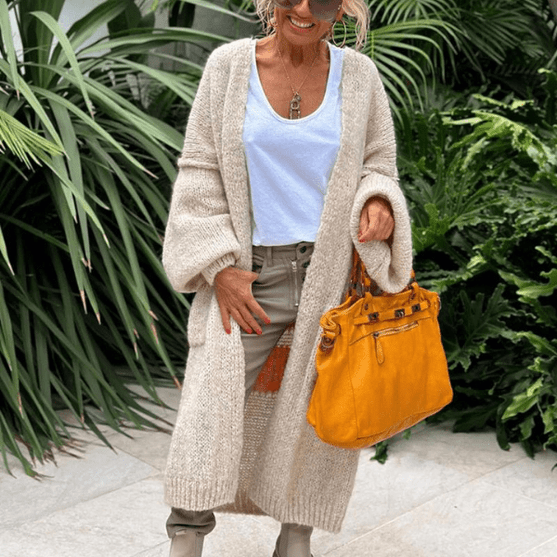 Myla | Women's Love & Peace Casual Maxi Cardigan