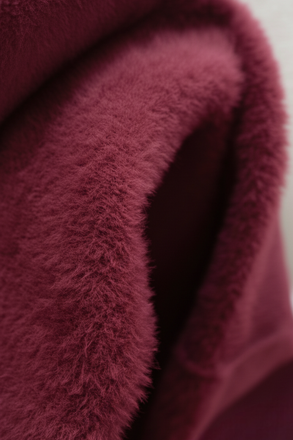 Burgundy Fleece Lined Thermal Turtleneck