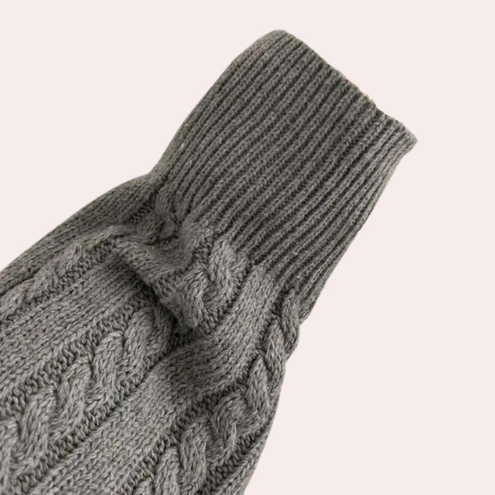 Holly | Cable-Knit Half-Zip Sweater for Women