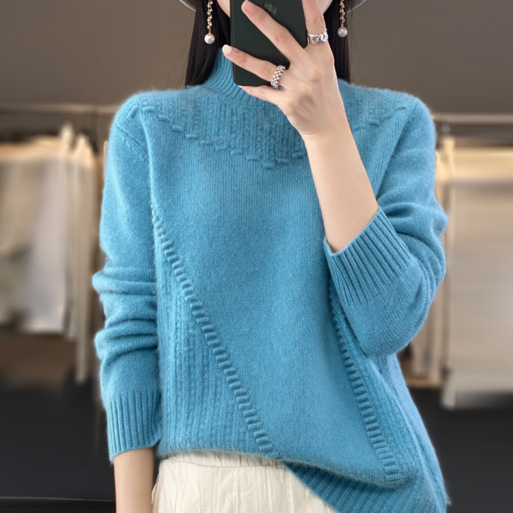 Saida | Textured Knit Sweater for Women