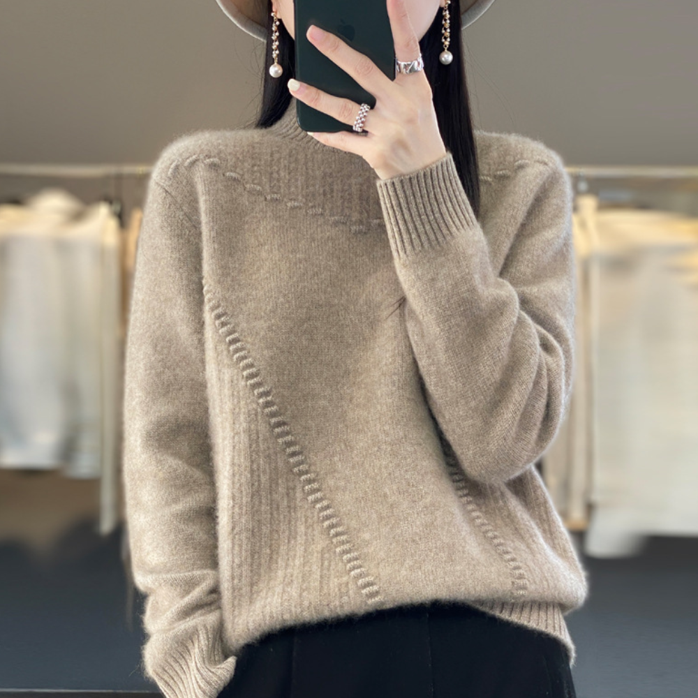 Saida | Textured Knit Sweater for Women