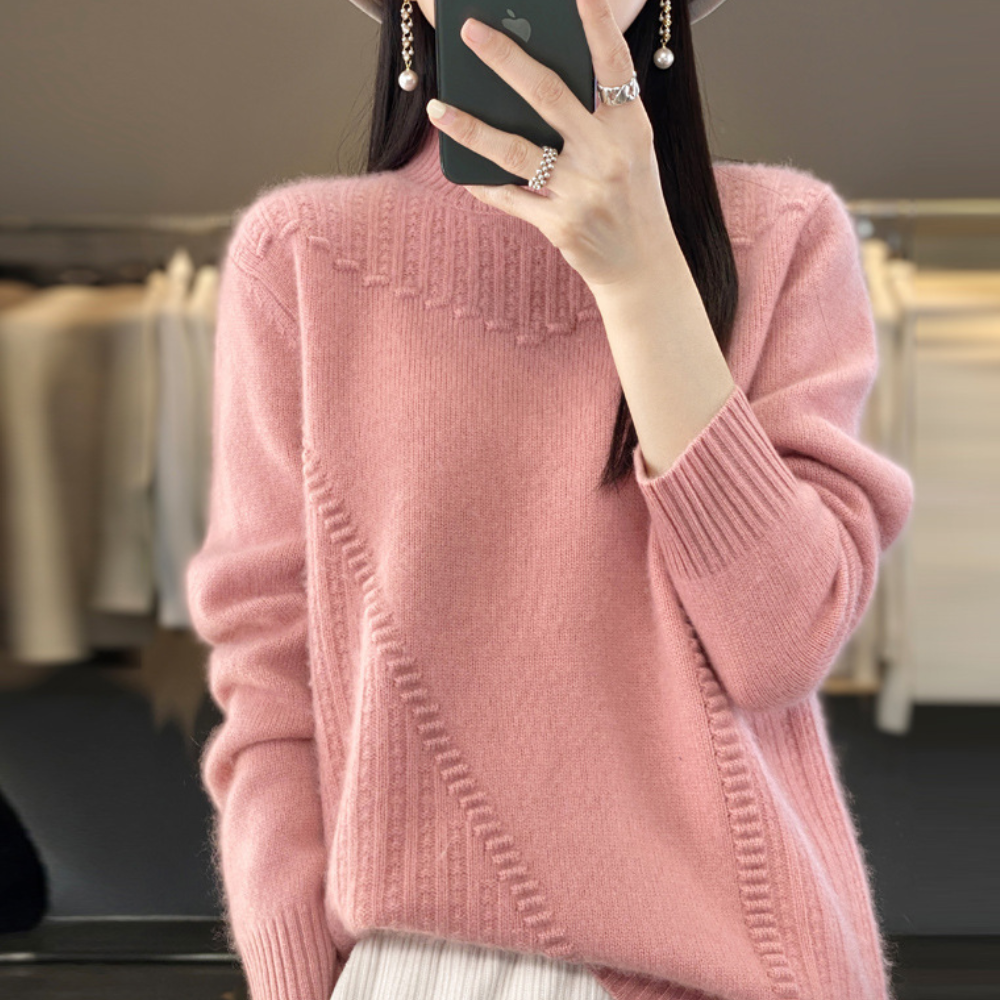 Saida | Textured Knit Sweater for Women