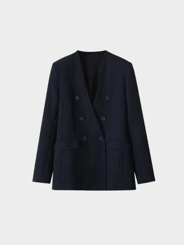 Catherine | Women’s Double-Breasted Blazer with Pockets