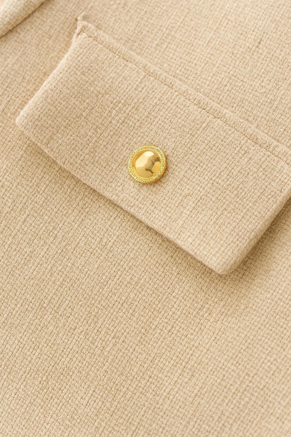 Champagne Winter Short Jacket for Women