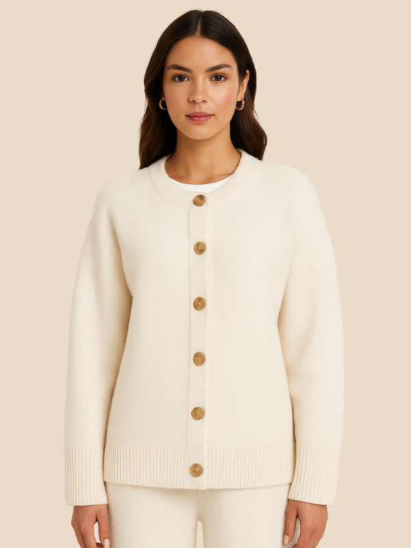 Clara | Women's Classic Button-Up Winter Cardigan for Women