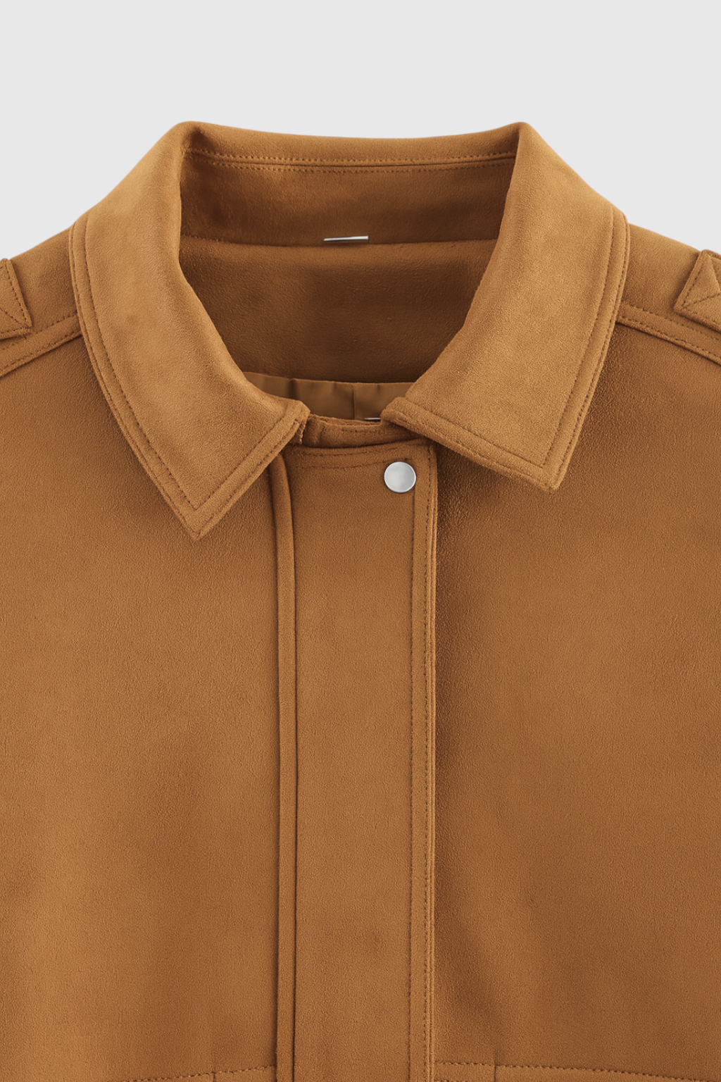 Women's Brown Suede Bomber Jacket