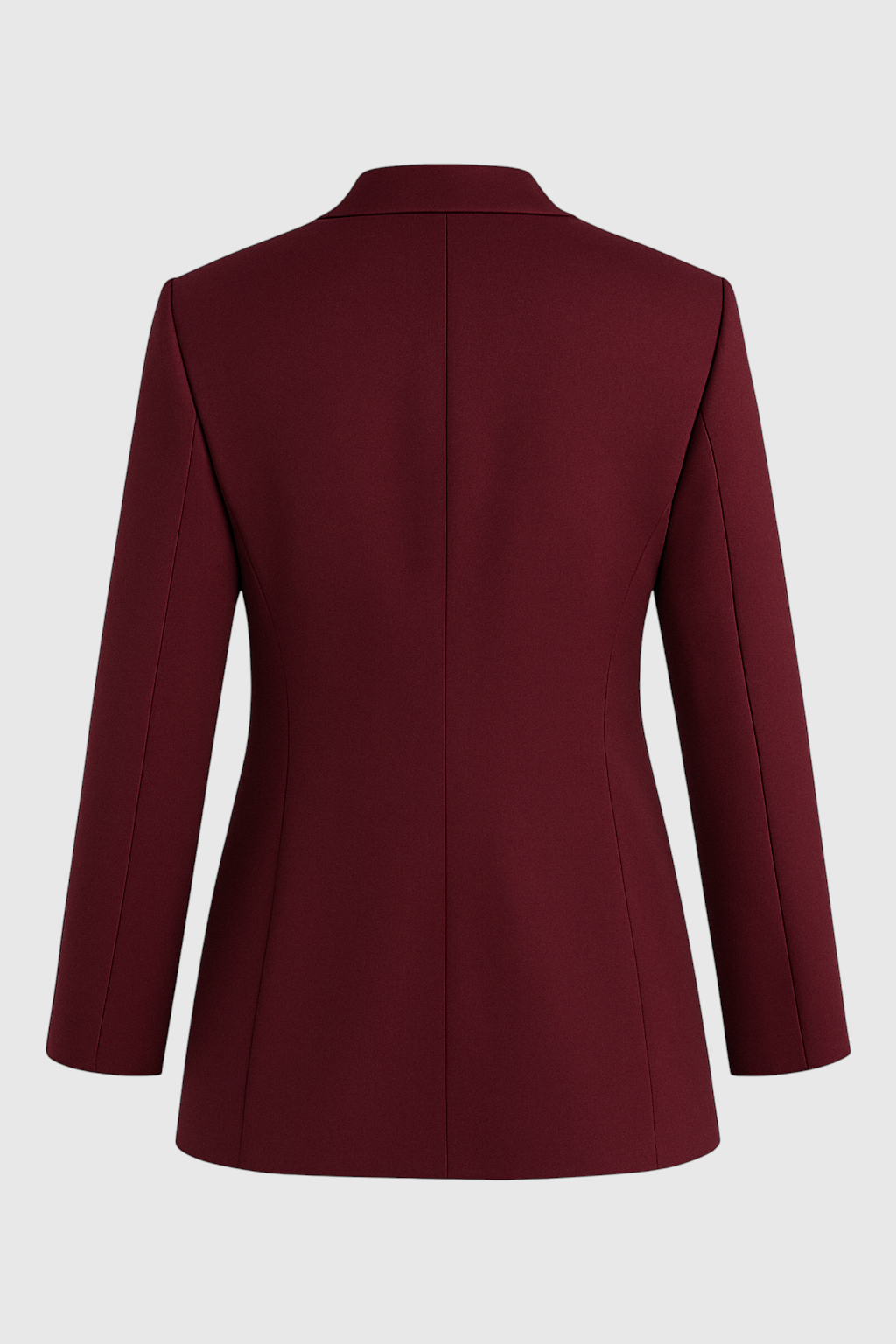 Women's Elegant Burgundy Blazer