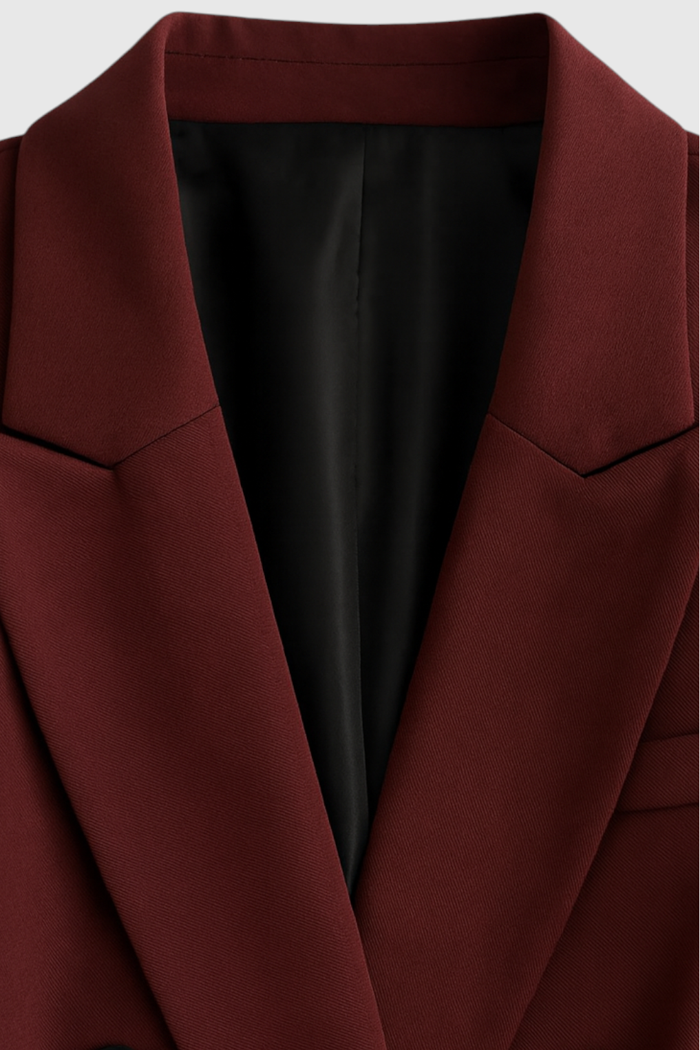 Women's Elegant Burgundy Blazer