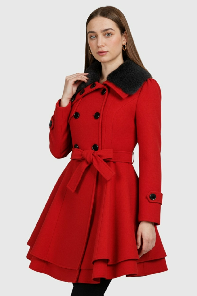 Ladies Red Coat