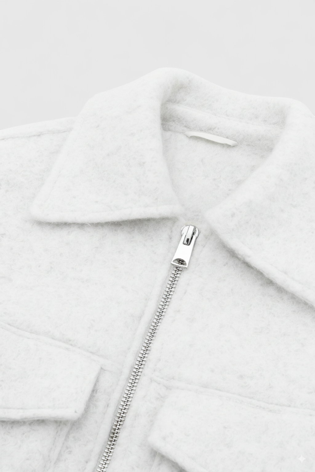 Women's White Zip Jacket