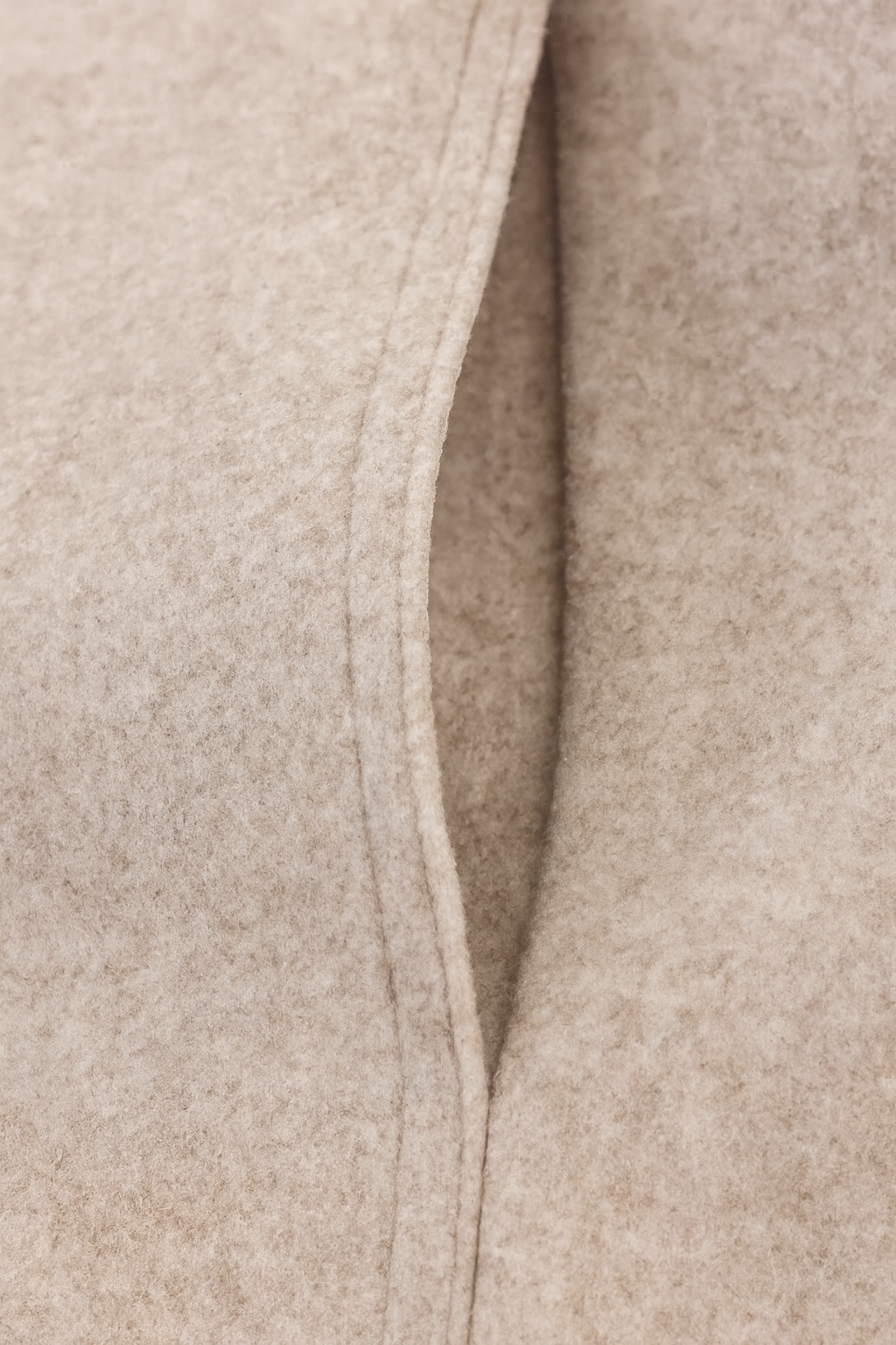 Women's Soft Zip Jacket - Beige