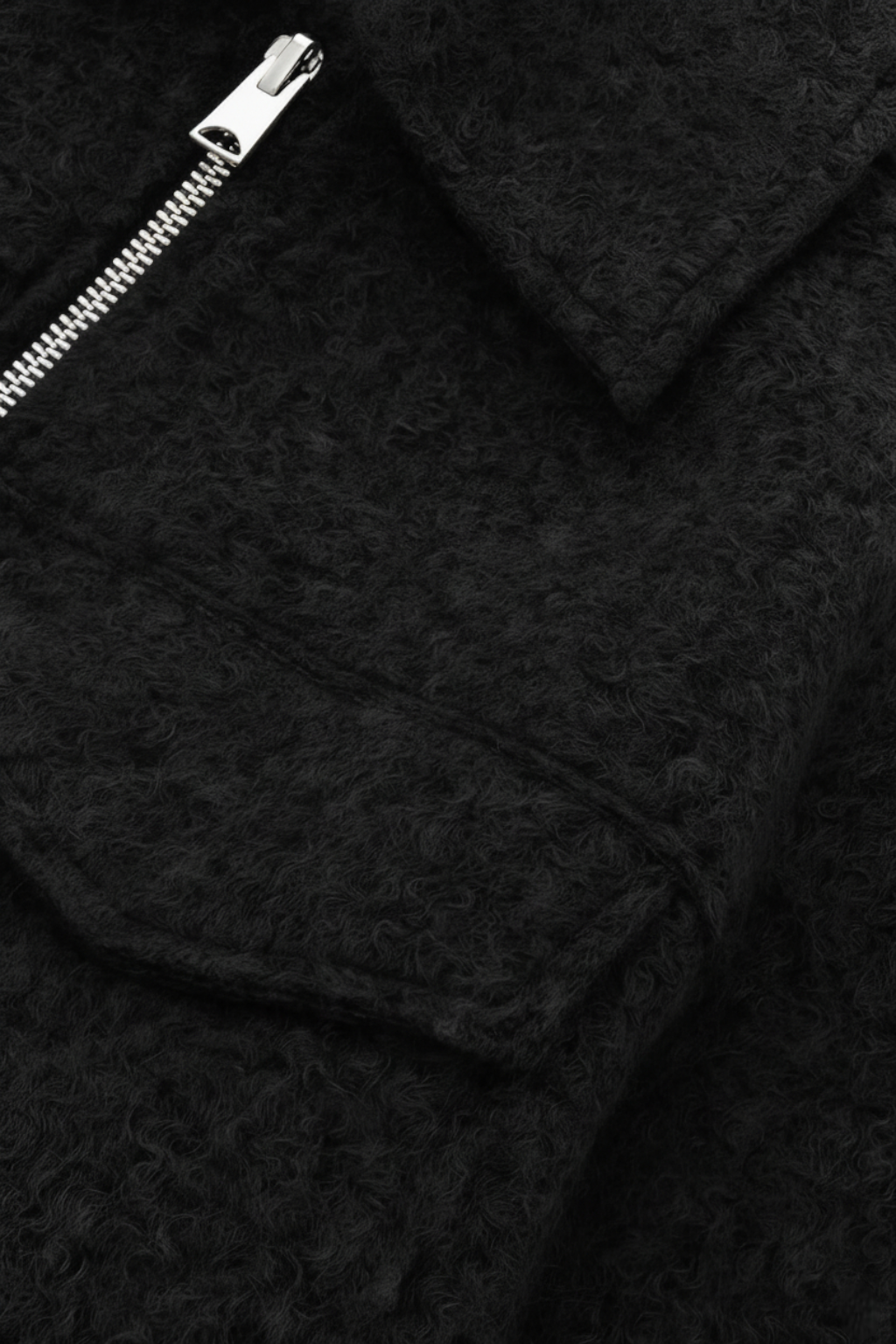 Women's Black Zip Jacket