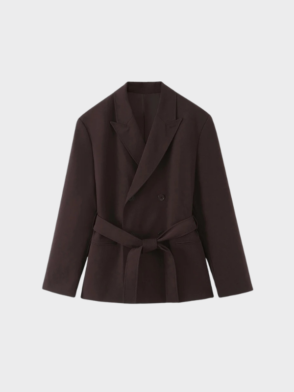 Denise | Women’s Double-Breasted Blazer with Belt