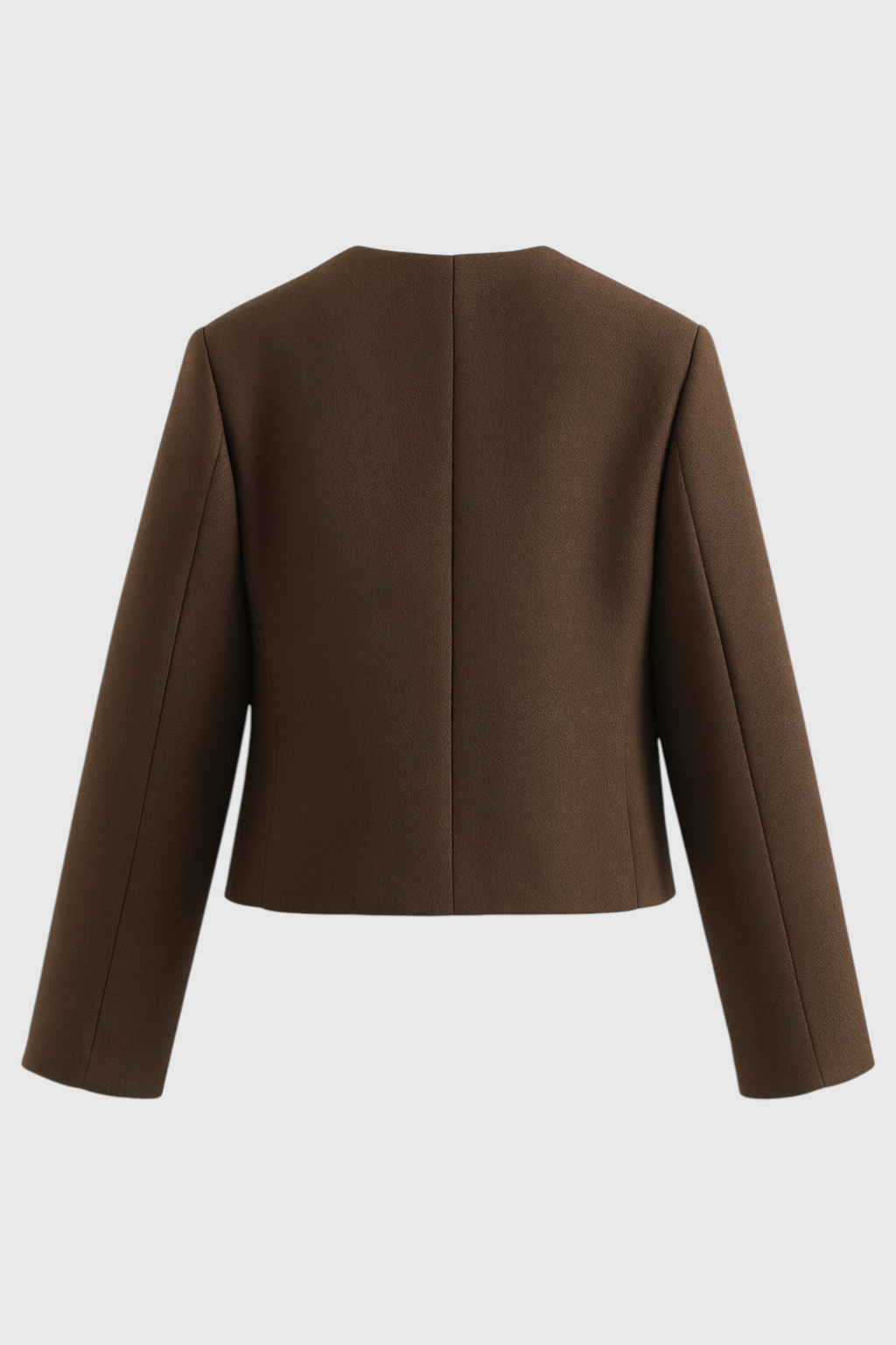 Dark Brown Winter Short Jacket for Women