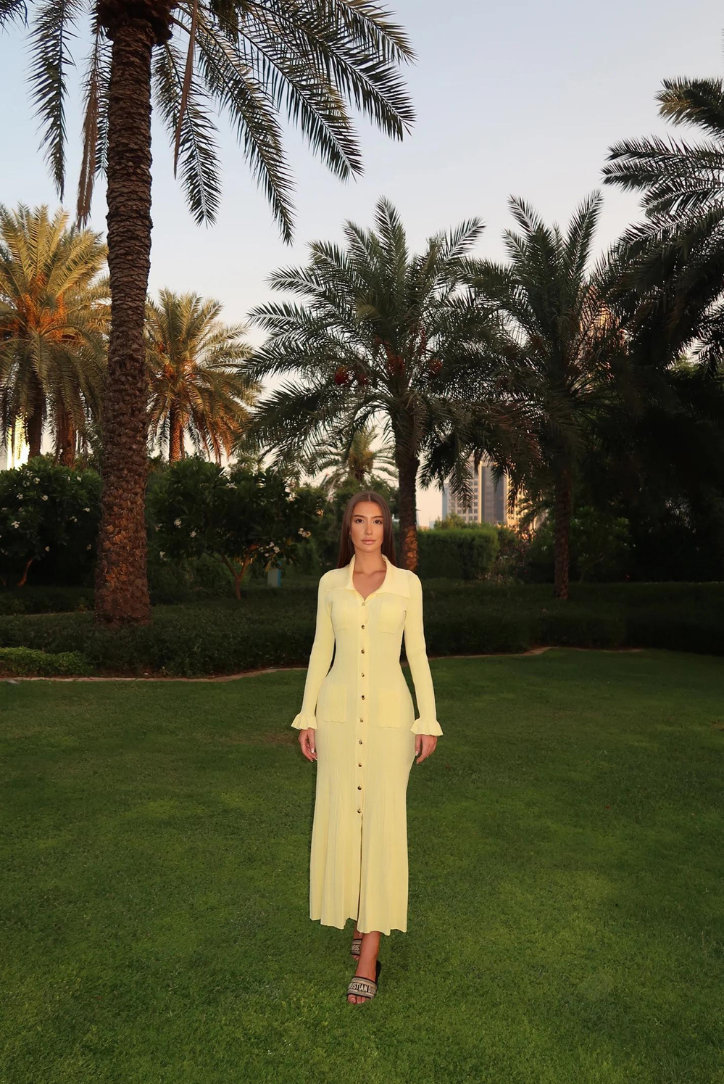 Ariana | Women's Casual Knit Maxi Dress