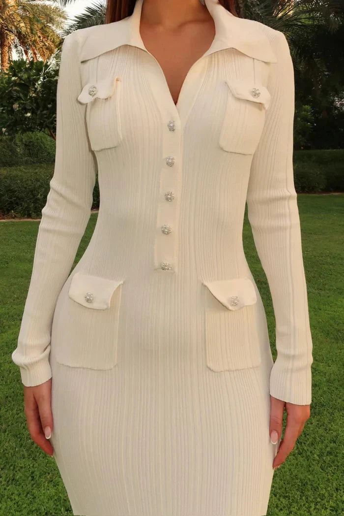 Ariana | Women's Casual Knit Maxi Dress