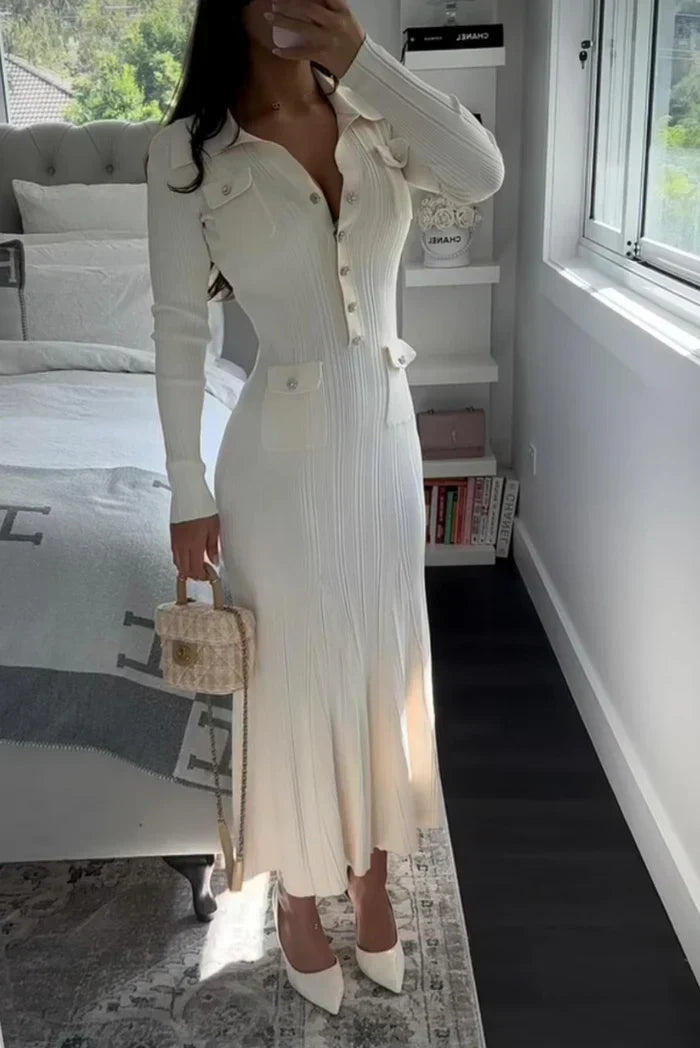 Ariana | Women's Casual Knit Maxi Dress