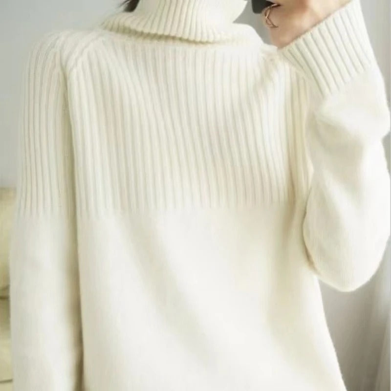 Edita - Women's Turtleneck Sweater