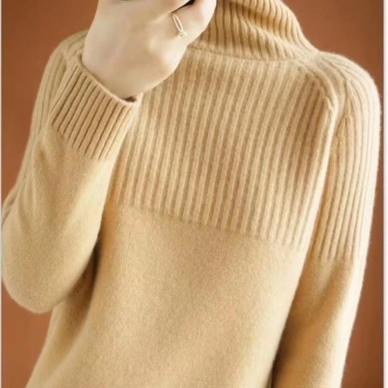 Edita - Women's Turtleneck Sweater