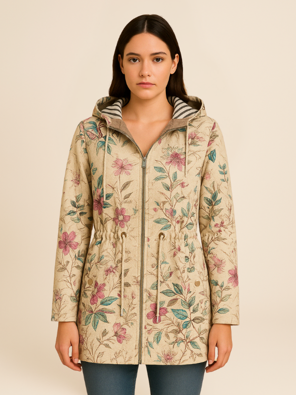 Daisy | Floral Fleece Jacket for Women