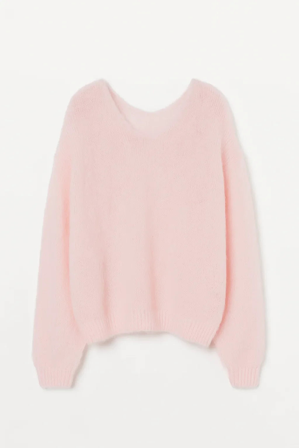 Knitted Sweater – Hairy Texture & Loose Fit