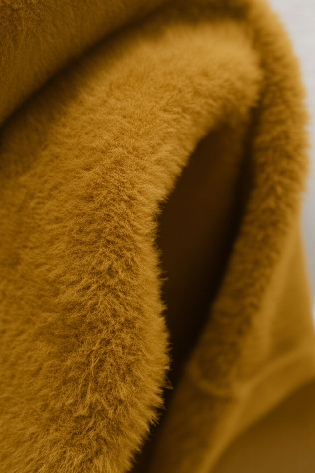 Yellow Fleece Lined Thermal Turtleneck