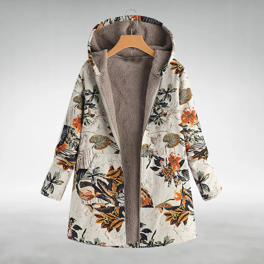Daisy | Floral Fleece Jacket for Women