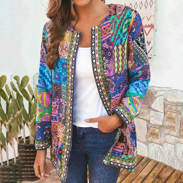 Zoe | Women's Floral Print Lightweight Jacket