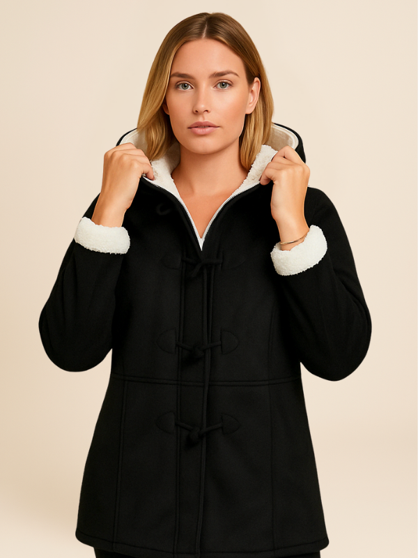 Josie | Fleece-Lined Hooded Coat for Women