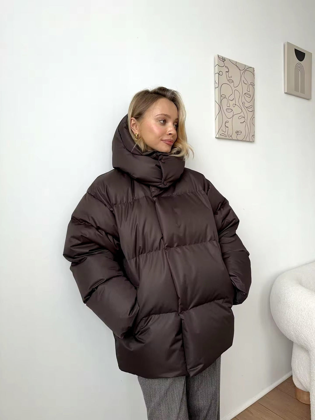 Harlow | Women's Stylish Winter Puffer Jacket