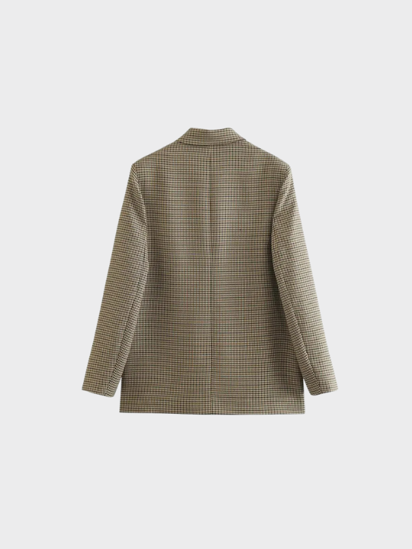 Isabelle | Women’s Double-Breasted Plaid Blazer