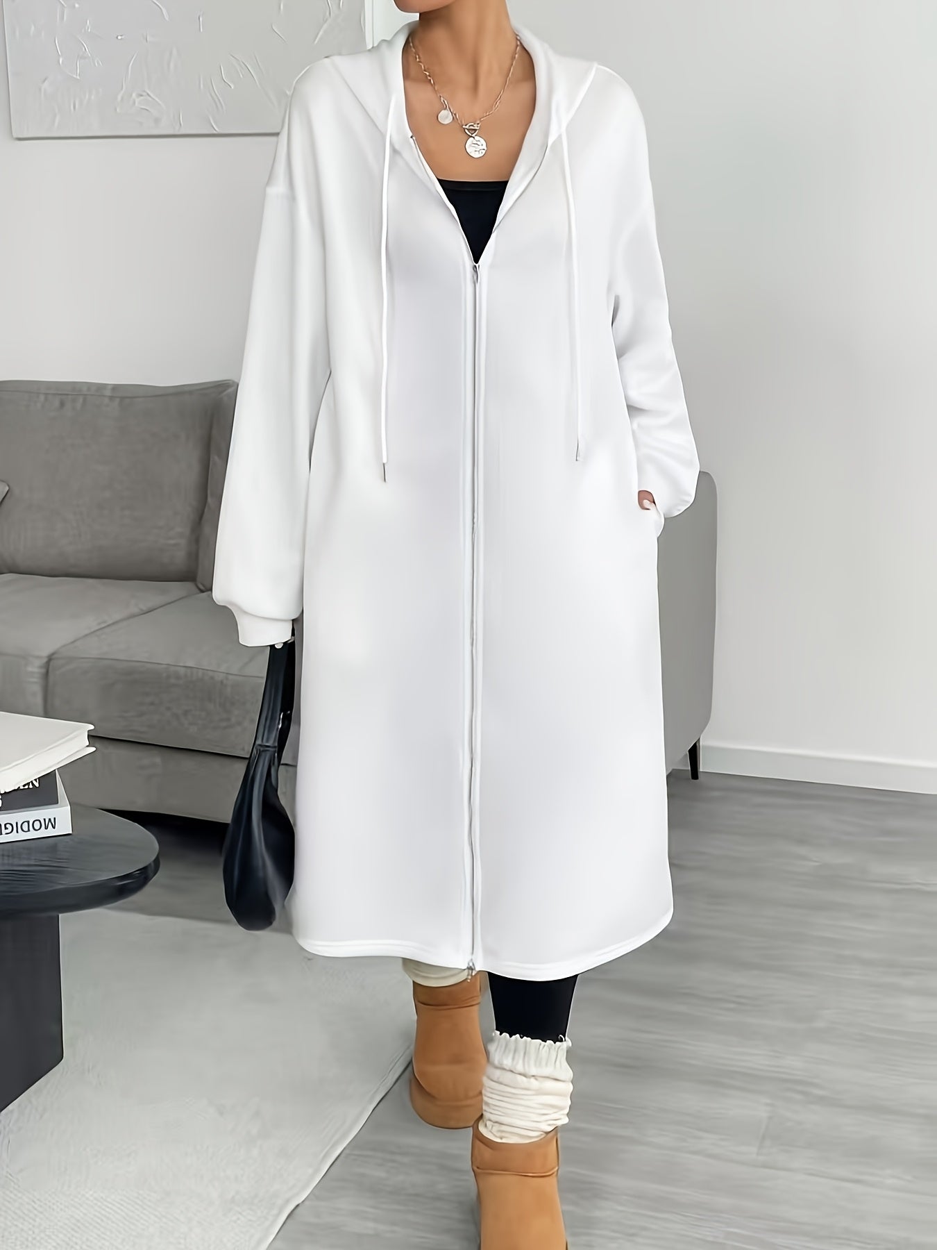 Jacket – Hooded Zip and Adjustable Closure