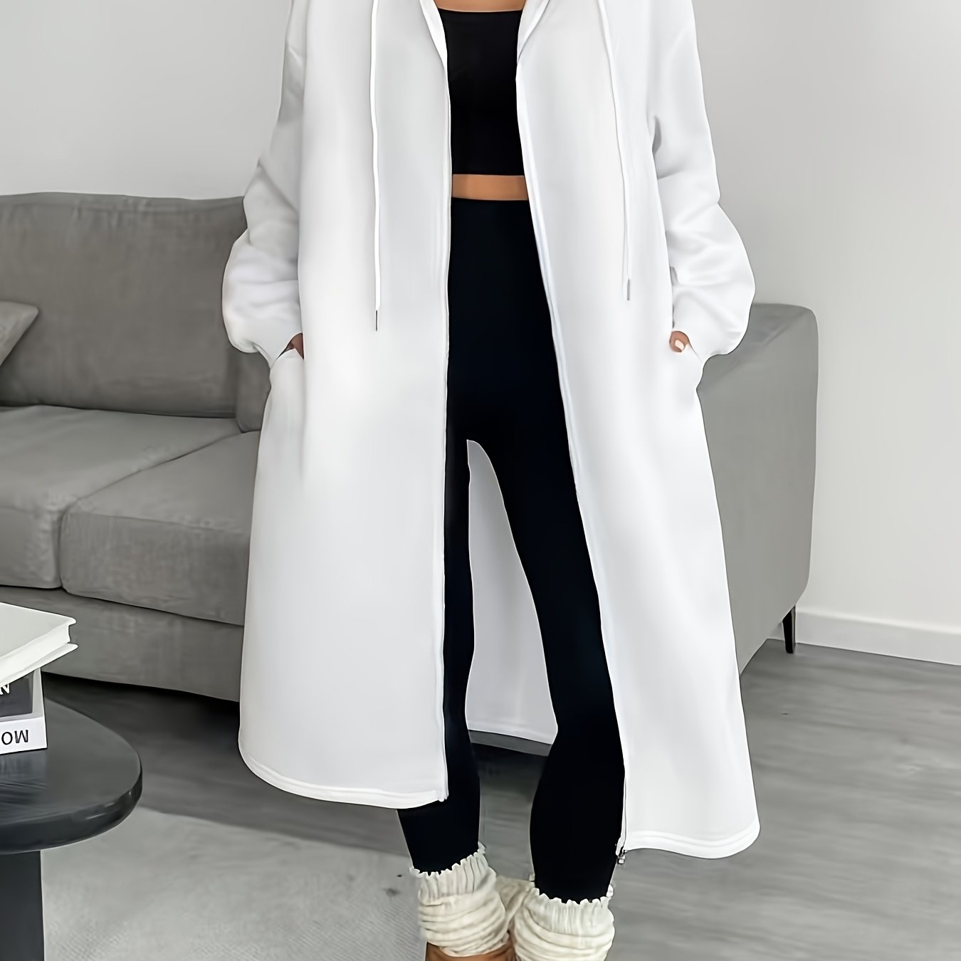 Jacket – Hooded Zip and Adjustable Closure