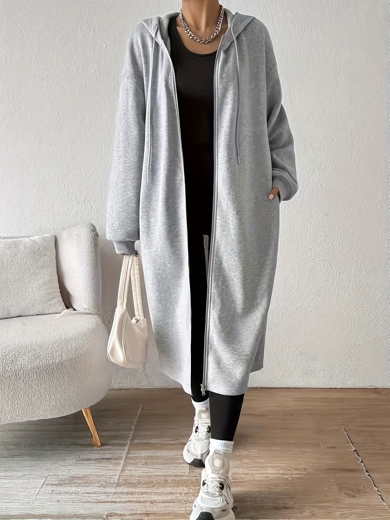 Jacket – Hooded Zip and Adjustable Closure