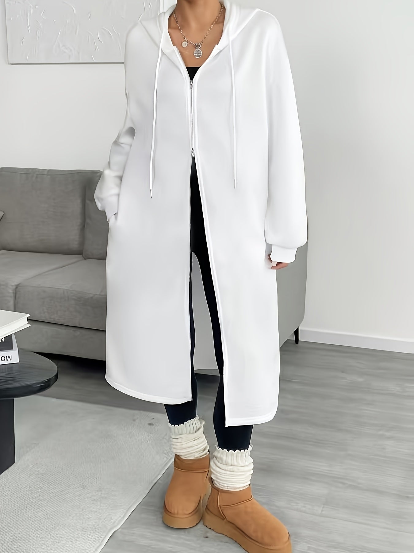 Jacket – Hooded Zip and Adjustable Closure