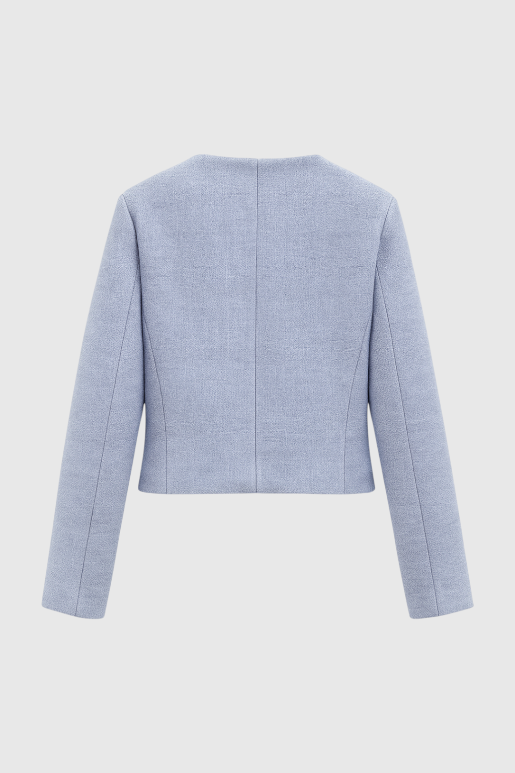 Light Blue Winter Short Jacket for Women