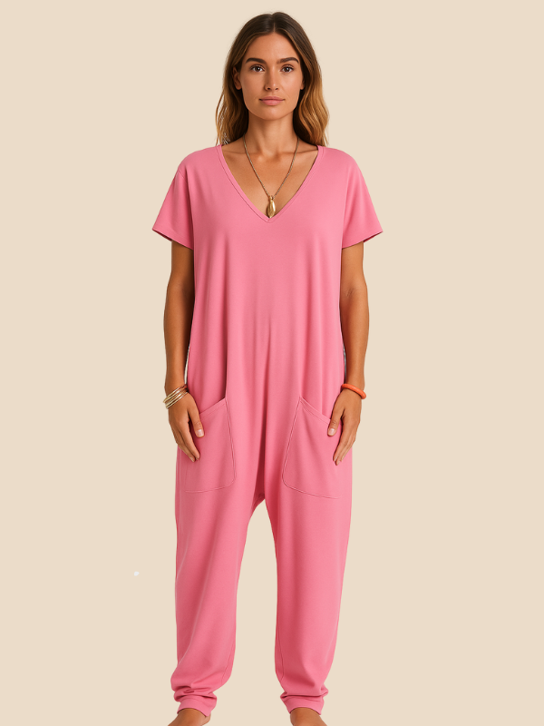 Michaela | Women's Casual Outfit Relaxed Style Jumpsuit