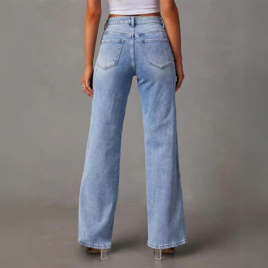 Zyrah | Wide-Leg Denim Jeans for Women